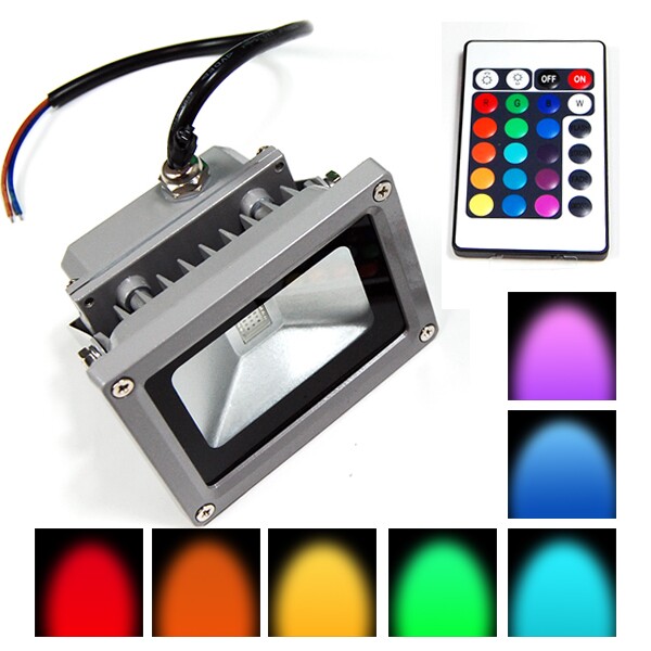 Colored 30W RGB Outdoor LED Flood Light