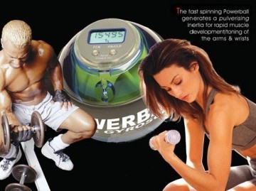 LED Speed Meter Powerball Grip Wristball (P3200)