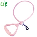 Collier de compagnie de compagnie en silicone collier de formation avec corde