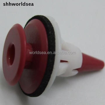 Polyformaldehyde Mauve Plastic Retainer Clip