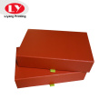 Προσαρμοσμένο τυπωμένο χαρτόνι χαρτόνι πορτοκαλί κουτί μαγνητικού δώρου
