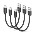 Short USB A to USB C Charging Cable