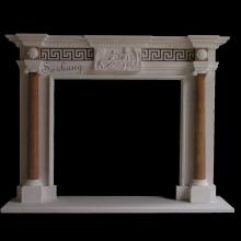 Customized Size Hand Carved marble fireplace mental