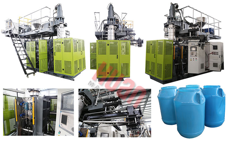 30 liter hdpe drum translational extrusion blow molding machine