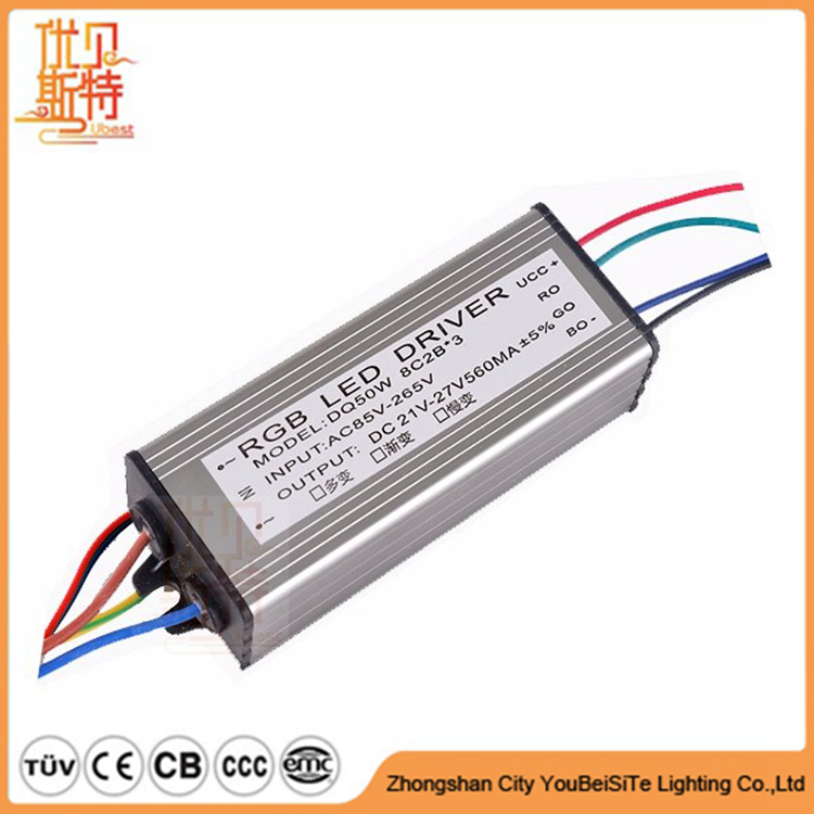 Constant Current Wide Output Voltage 10W 12V RGB LED Driver