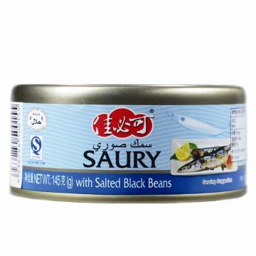 Canned Pacific Saury Fish Smoked In Oil