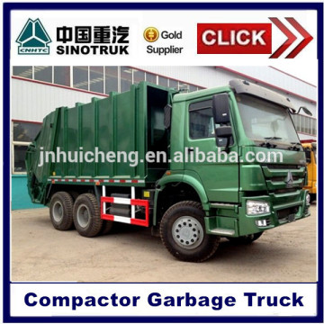 sinotruk compressed garbage truck, garbage truck, garbage container lift trucks