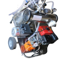 Portable Diesel Engine and Electric Motor Driven Double Barrel Cow Milking Machine