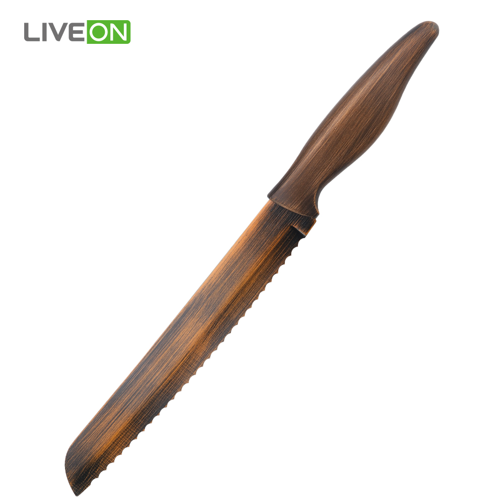 8'' Retro coating bread knife