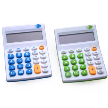 12 Digits Colorful Office Desktop Electronic Calculator
