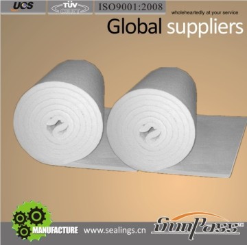 Fireproof Soft Ceramic Fiber Blanket Rolls With ISO Certificate