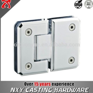 Glass shower door hinges