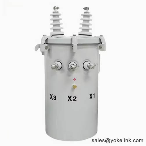 egyfázisú oszlopra szerelhető elosztó transzformátor 6 single-phase pole-mounted distribution transformer 6
