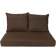 Brown Deep Sofa Bench Cushions for Outdoor Furniture