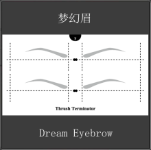 Eye Brow Makeup Kit Stencils