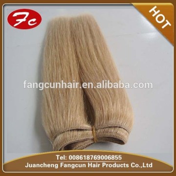 Human hair machine remy Indian human hair weft color 10