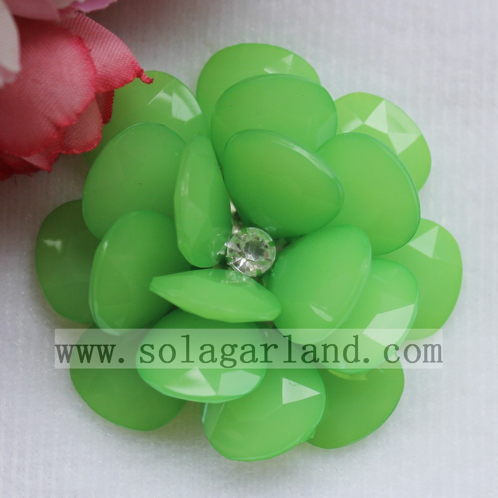 Acrylic French Beaded Flower