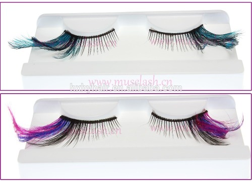 Factory sale different color and shape mink strip eyelashes
