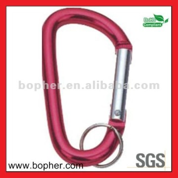 aluminum carabiner hook keychain