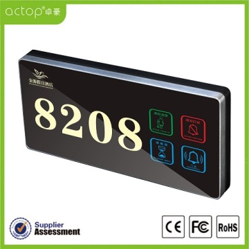 Fashion Electronic Hotel Room Door Number Plates