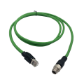 X Code M12 to RJ45 Cat6A Industrial Cable