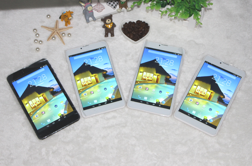 7inch metal case android system tablet pc 1G +8G 3G WCDMA DUAL SIM model:7061 tablet pc