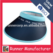 UV protection sun visors pvc sun visor cap