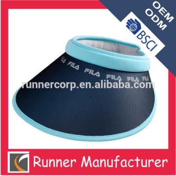 UV protection sun visors pvc sun visor cap