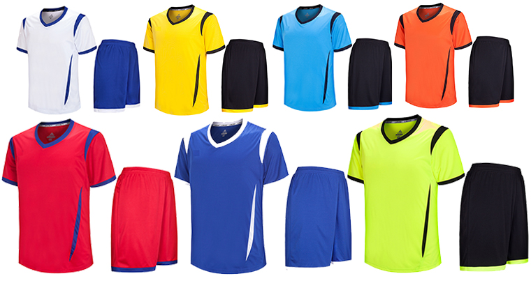 Desain Kustom Tim Nasional Kuning Soccer Jersey Buatan China Guangzhou