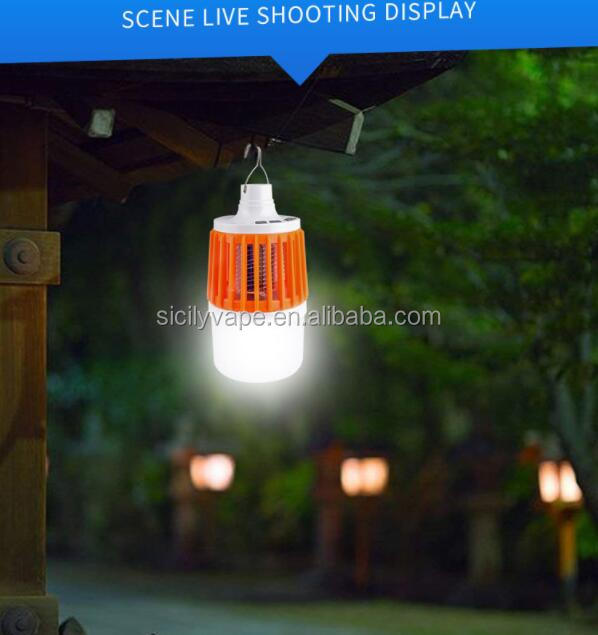 Rechargeable waterproof camping lantern Mosquito Killer, 2200mah LED Lantern Repellent light Insect Bug mosquito Trap