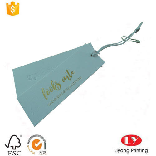 Custom Paper Carment Swing Hang Tag Printing