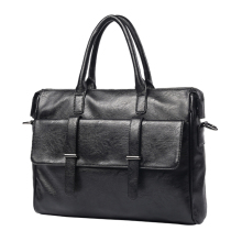 PU Material Men Computer Tote Bags
