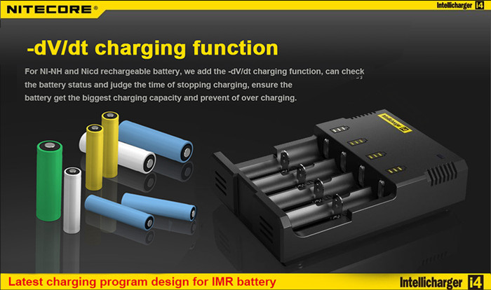 100% Original I4 universal li-ion battery charger