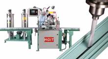 Strip feeding foaming machine, injecting machine