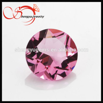 Wholesale glass gems round cut glass stone