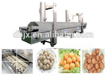 meat ball frying machine meat ball boilling machinery