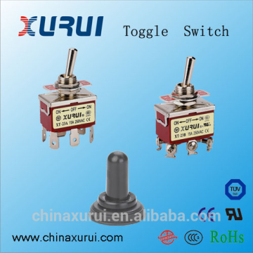 15a 250v 2 pole double throw switch / 2 postion toggle switch china supplier