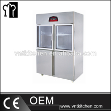 Upright Four Door Commercial Beverage Refrigerator