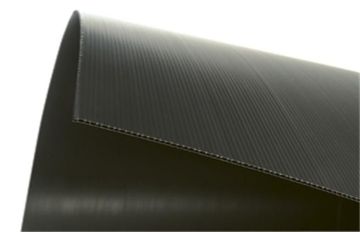 Black Plastic Fluted Sheet / Board Lightweight 400gsm - 2000gsm