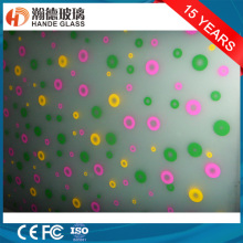 4.0MM decorative silk printing glass
