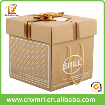 Collapsible brown kraft paper soap box, craft paper soap box