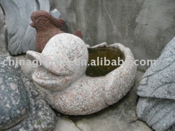 stone bird bath