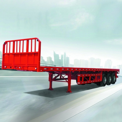 with Good quality Cheap 3 Axles L1 low loader trailers sale