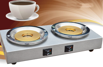 Two head stainless coffee stove