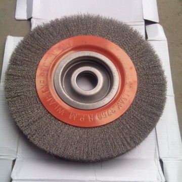 Stainless Steel Wire Circular Brush with metal bristles
