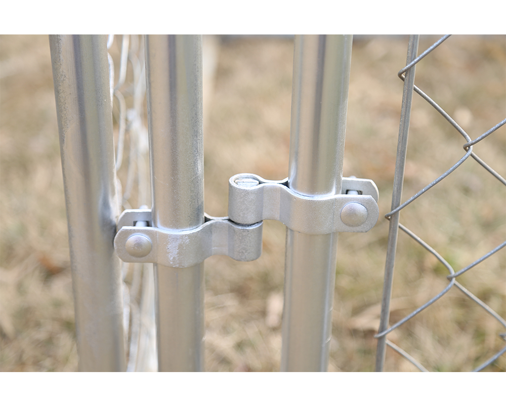 Großer galvanisierter Kettenglied-Zwinger im Freien Large Outdoor Galvanized Chain Link Kennel