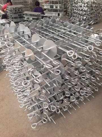 Hot Dip Galvanized Earth Auger Earth Screw