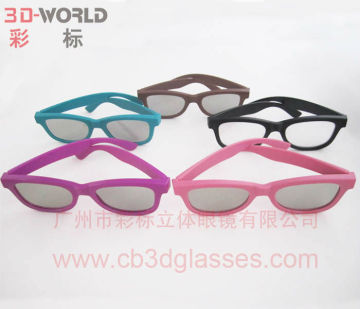 Color plastic fireworks 3d glasses