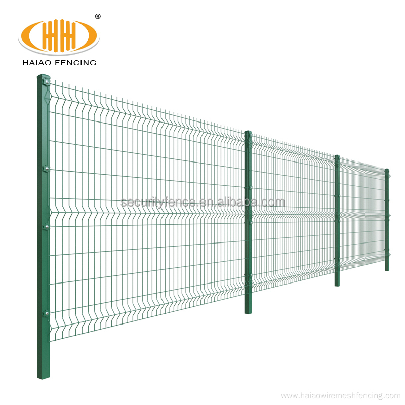 3d welded curved wire mesh fence panels