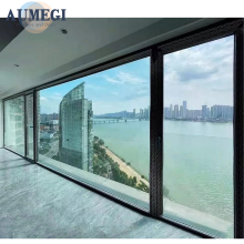 Aumegi Tempered Glass Casement Windows Exterior Window Handle